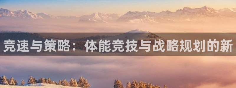 竞速与策略：体能竞技与战略规划的新
